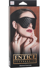 Load image into Gallery viewer, Entice Blackout Eyemask Black