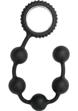 Load image into Gallery viewer, Sinful Anal Beads Silicone Black 12 Inch