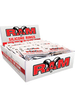 Load image into Gallery viewer, Ram Silicone Rings 3 Pack POP Box 24 Each Per Display