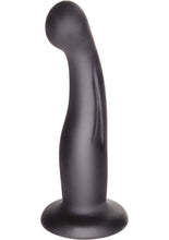 Load image into Gallery viewer, Packer Gear Kisser Silicone Anal Probe Black 6.25 Inch
