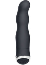 Load image into Gallery viewer, 8 Function Classic Chic Curve Vibrator Waterproof Black 4.25 Inch
