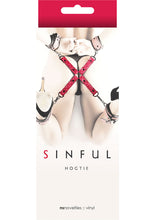 Load image into Gallery viewer, Sinful Vinyl Hogtie Restraint Red