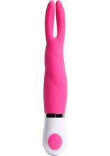 Load image into Gallery viewer, Adam and Eve Eve`s Silicone Lucky Bunny Vibrator Waterproof Pink 6.5 Inch