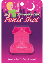 Load image into Gallery viewer, Glow In The Dark Penis Shot Glass Pink