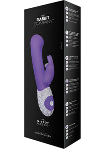 The G Spot Rabbit Silicone Vibe Purple Limited Edition Crystalized
