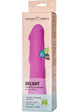 Load image into Gallery viewer, Sinclair Select Delight Silicone Vibrating Massager Water Resistant Pink