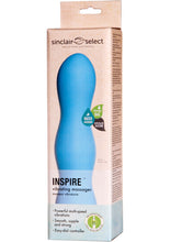 Load image into Gallery viewer, Sinclair Select Inspire Silicone Vibrating Massager Water Resistant Blue