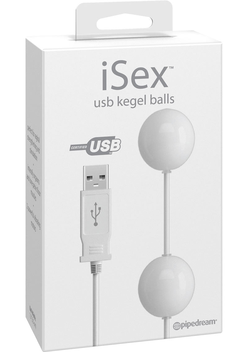 Isex USB Kegal Balls White