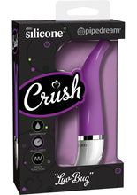 Load image into Gallery viewer, Crush Silicone Luv Bug Mini Vibe Waterproof Purple 2.25 Inch