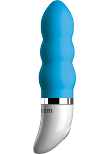 Crush Silicone Boo Mini Vibe Waterproof Blue 2.25 Inch