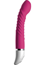 Load image into Gallery viewer, Crush Silicone Babe Vibe Waterproof Purpleish Red 5.25 Inch