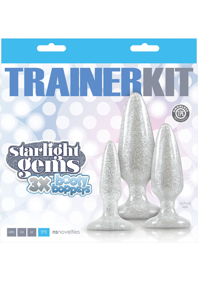Starlight Gems 3X Booty Boppers Anal Plugs Trainer Kit 3 Each Per Kit
