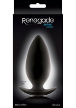 Load image into Gallery viewer, Renegade Spade Silicone Anal Plug Large Black