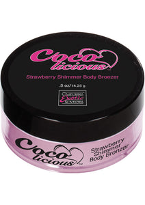 Cocolicious Strawberry Shimmer Body Bronzer .5 Ounce - Boxed