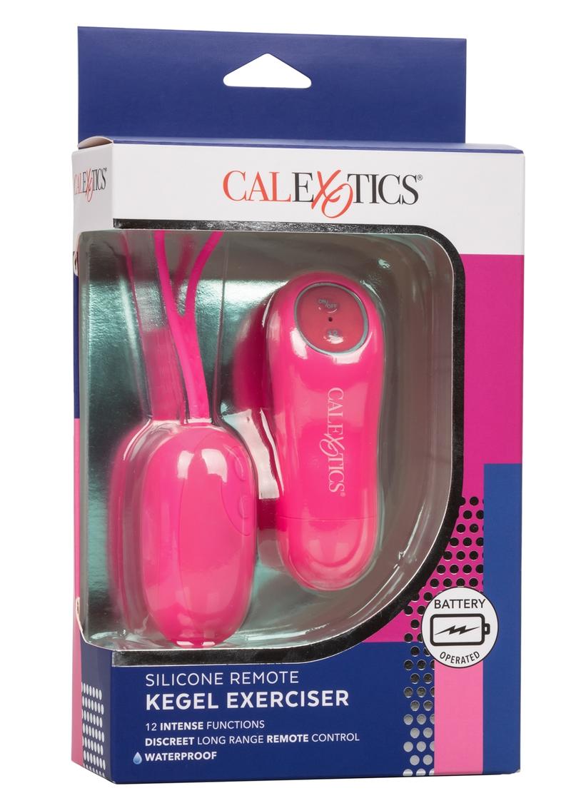 Silicone Remote Control Kegel Exerciser Pink 2.5 Inch