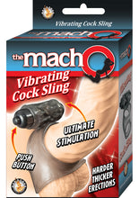 Load image into Gallery viewer, MachO Vibrating Cock Sling Black 3 Inch
