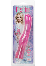 Load image into Gallery viewer, First Time Solo Exciter Vibrator Waterproof Pink 5.25 Inch