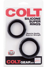 Load image into Gallery viewer, Colt Silicone Super Rings Black 2 Pack