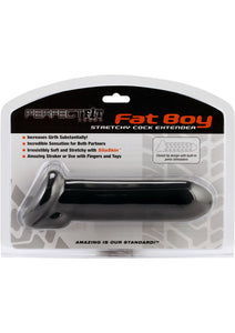 Perfect Fit Fat Boy Stretchy Cock Extender Sleeve Black