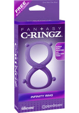 Load image into Gallery viewer, Fantasy C Ringz Infinity Ring Silicone Cockring Purple
