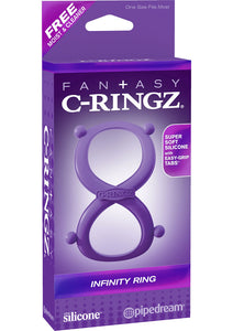 Fantasy C Ringz Infinity Ring Silicone Cockring Purple