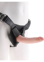 Load image into Gallery viewer, King Cock Strap On Harness With Dildo Flesh 7 Inch