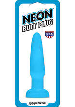 Load image into Gallery viewer, Neon Butt Plug Blue