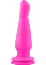 Load image into Gallery viewer, Neon Vibrating Butt Plug Pink