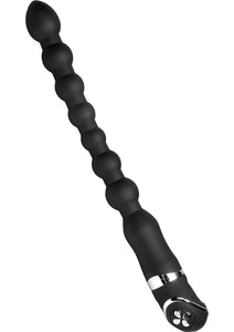 Scepter 10 Function Vibrating Silicone Penetrator Wand Black 14 Inch