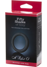 Load image into Gallery viewer, Fifty Shades Of Grey Silicone Cockring Black