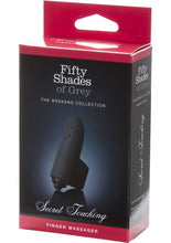 Load image into Gallery viewer, Fifty Shades Of Grey Secret Touch Finger Massager Black