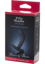 Load image into Gallery viewer, Fifty Shades Of Grey Driven By Desire Silicone Anal Plug Black