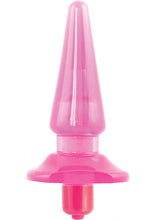 Load image into Gallery viewer, B Yours Basic Vibra Plug Waterproof Pink 4.25 Inch