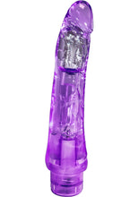 Load image into Gallery viewer, Naturally Yours Mambo Vibe Jelly Realistic Vibrator Waterproof Purple 9 Inch