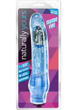 Load image into Gallery viewer, Naturally Yours Mambo Vibe Jelly Realistic Vibrator Waterproof Blue 9 Inch