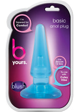 Load image into Gallery viewer, B Yours Basic Anal Plug Blue 4.25 Inch