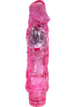 Load image into Gallery viewer, Naturally Yours Wild Ride Jelly Realistic Vibrator Waterproof Pink 9 Inch