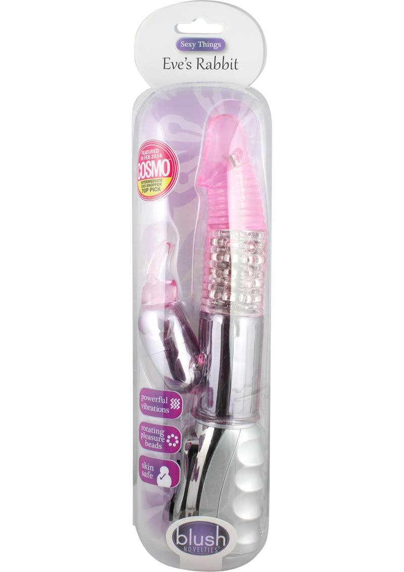 Sexy Things Eve`s Rabbit Vibrator Pink 10.5 Inch