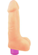 Load image into Gallery viewer, X5 Vibrating Cock Realistic Dildo Beige 7 Inch