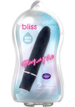Load image into Gallery viewer, Play With Me Bliss Mini Vibe Waterproof Black 4 Inch