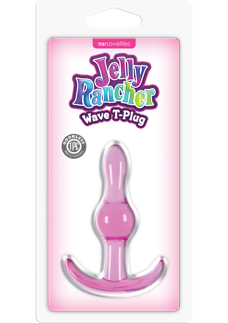 Jelly Rancher Wave T Plug Pink 3.8 Inch