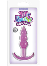 Load image into Gallery viewer, Jelly Rancher Ripple T Plug Purple 4.3 Inch