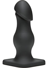 Load image into Gallery viewer, TitanMen The Rumpy Anal Plug Black 6.5 Inch