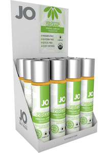 JO USDA Certified Organic Personal Lubricant 1 Ounce 12 Each Per Counter Display