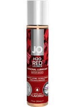 Load image into Gallery viewer, Jo H2O Water Based Flavored Personal Lubricant Red Licorice 1 Ounce 12 Each Per Counter Display
