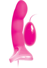 Load image into Gallery viewer, Adam and Eve G Spot Touch Finger Silicone Wired Remote Control Vibrator Pink 5 Inch