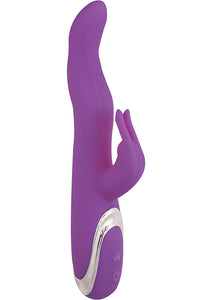 Surenda Bunny Teaser Silicone Vibrator Purple 8.25 Inches