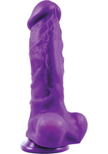 Load image into Gallery viewer, Colours Pleasures Dong Thick Silicone Purple 5 Inches