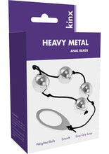 Load image into Gallery viewer, Kinx Heavy Metal Weighted Anal Beads 9 Inch