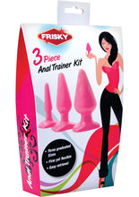 Load image into Gallery viewer, Frisky Anal Trainer Kit Pink 3 Plugs Per Set